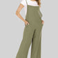 Full Size CoverTheBasics Cropped Wide Leg Overalls with Pockets