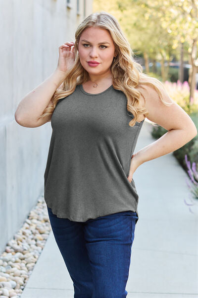 Basic Bae Full Size Round Neck Tank *