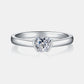 Moissanite 925 Sterling Silver Solitaire Ring