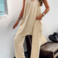 Pocketed Spaghetti Strap Overalls