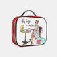 Nicole Lee USA Printed Handbag with Three Pouches