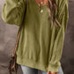 Round Neck Dropped Shoulder Sweatshirt
