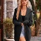 Dropped Shoulder Long Sleeve Cardigan
