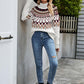 Turtleneck Ribbed Trim Sweater