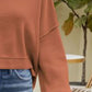 Chic Babe' Round Neck Dropped Shoulder Sweater 🦋