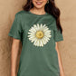 Malibu Dreams Simply Love Full Size FLOWER Graphic Cotton Tee