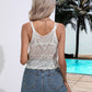 Spaghetti Strap Scoop Neck Knit Cami