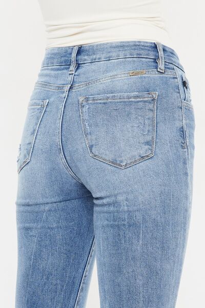 Kancan High Waist Cat's Whiskers Skinny Jeans *
