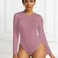 Women's Ava Round Neck Long Sleeve Bodysuit