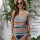 NotSoBasic Striped V-Neck Knit Tank