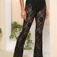 Lace High Waist Swim Pants