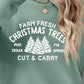 Christmas Themed Round Neck Graphic Long Sleeve Sweatshirt