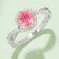 1 Carat Moissanite Contrast 925 Sterling Silver Ring 💜