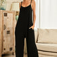 Full Size Scoop Neck Spaghetti Strap Jumpsuit with Pockets