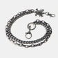 Treasure Point Shape Double Layer Alloy Belt