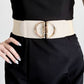 Women's D Buckle Elastic Belt