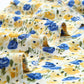 Women's Floral Puff Sleeve Keyhole Blouse