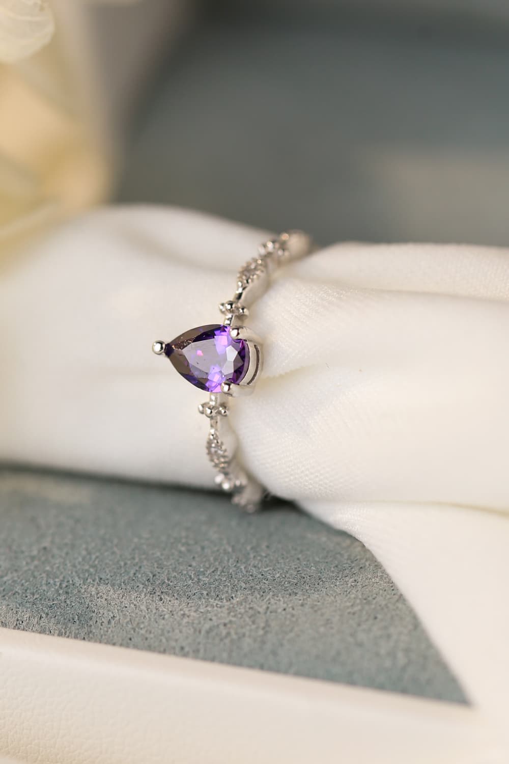 Ariel&Emaline Amethyst 925 Sterling Silver Ring