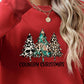 CHRISTMAS THEMED Graphic Round Neck Dropped Shoulder Sweatshirt