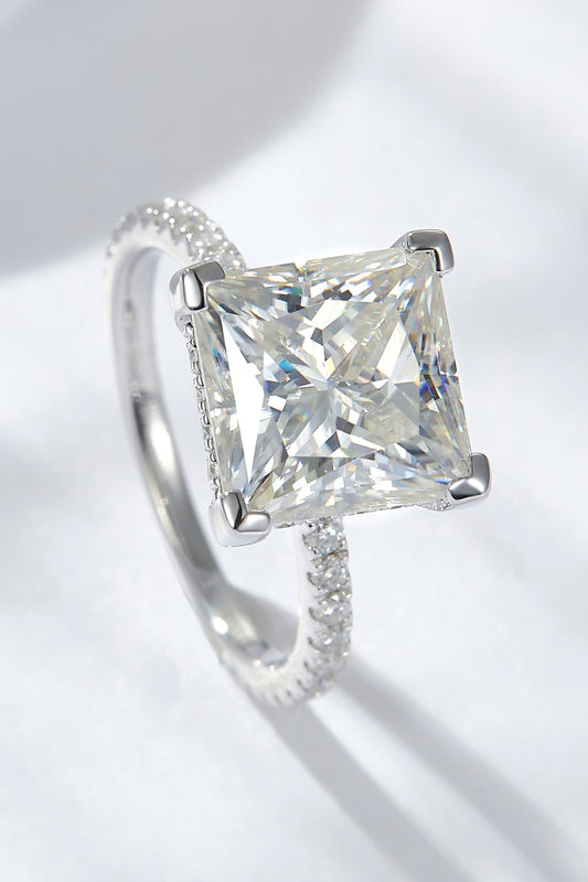 Women's 5.52 Carat Moissanite Side Stone Ring