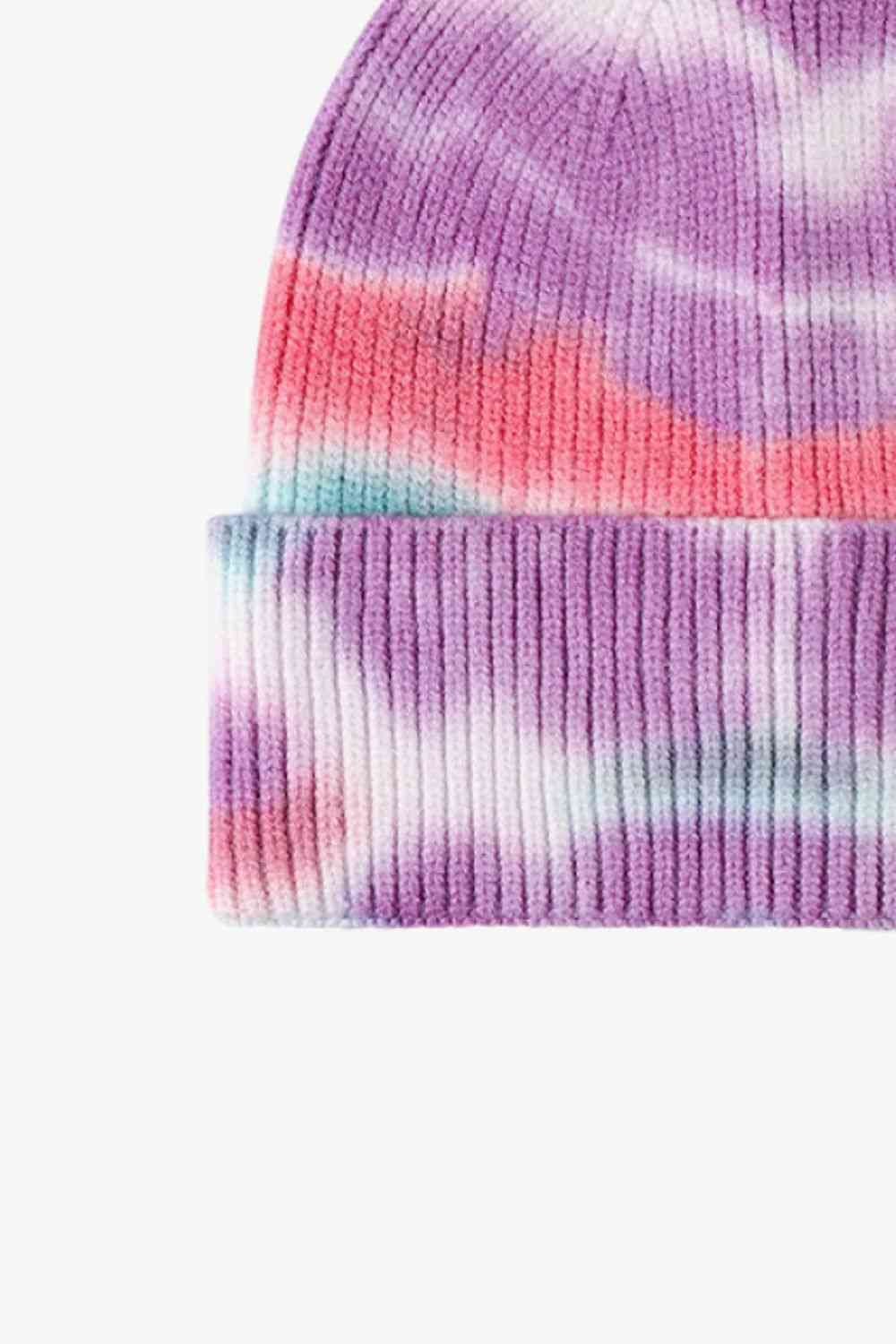 CHIC HATZ Tie-Dye Hat Cuffed Knit Beanie