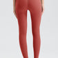 Basic Style High-Stretch Wide Waistband Sport Leggings