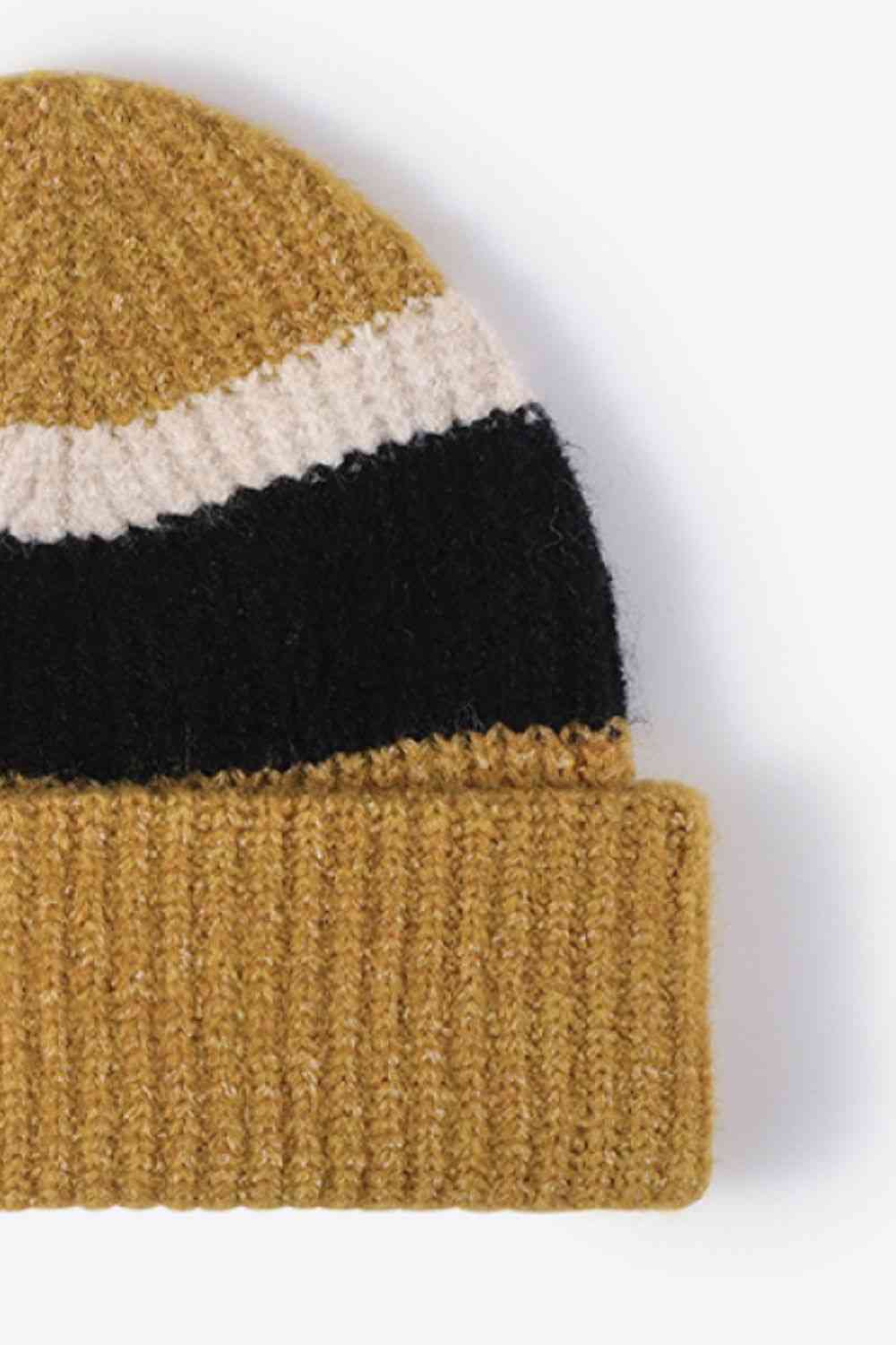 EZBeanie Tricolor Cuffed Hat Knit Beanie