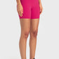 Staying Cozy Wide Waistband Biker Shorts