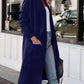 Open Front Dropped Shoulder Outerwear