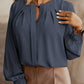 Women's Jasira Button Up Round Neck Long Sleeve Shirt