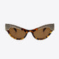 SUNKISSED DREAMS UV400 Rhinestone Trim Cat-Eye Sunglasses