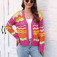 Open Front Openwork Cardigan