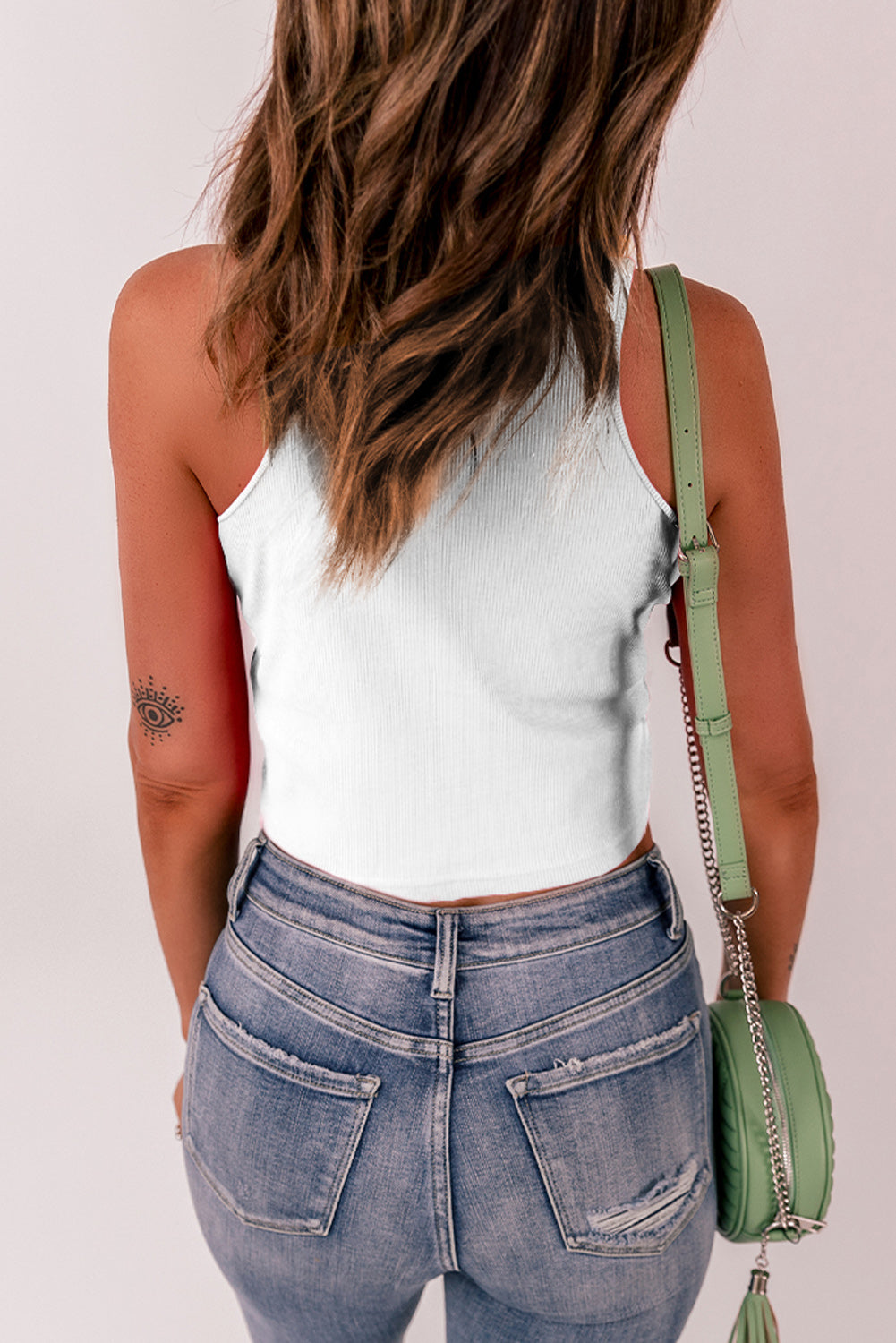 Full Size Round Neck Tank Top