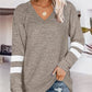 Full Size V-Neck Raglan Sleeve T-Shirt