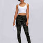 YogaAthletics Wide Seamless Band Waist Sports Leggings