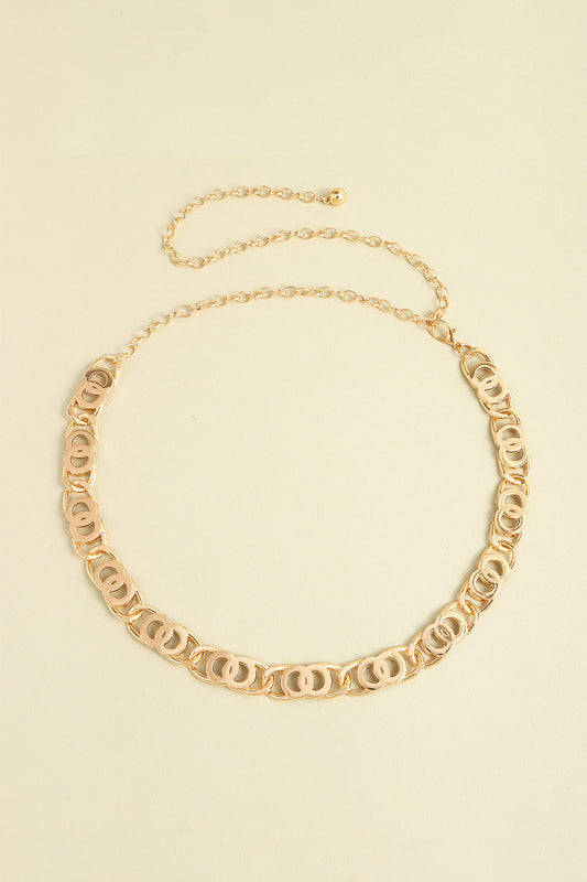 BeyondBeautiful Alloy Lobster Clasp Belt