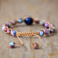 Imperial Jasper & Natural Stone Beaded Bracelet
