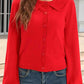 Collared Long Sleeve Button Down Cardigan