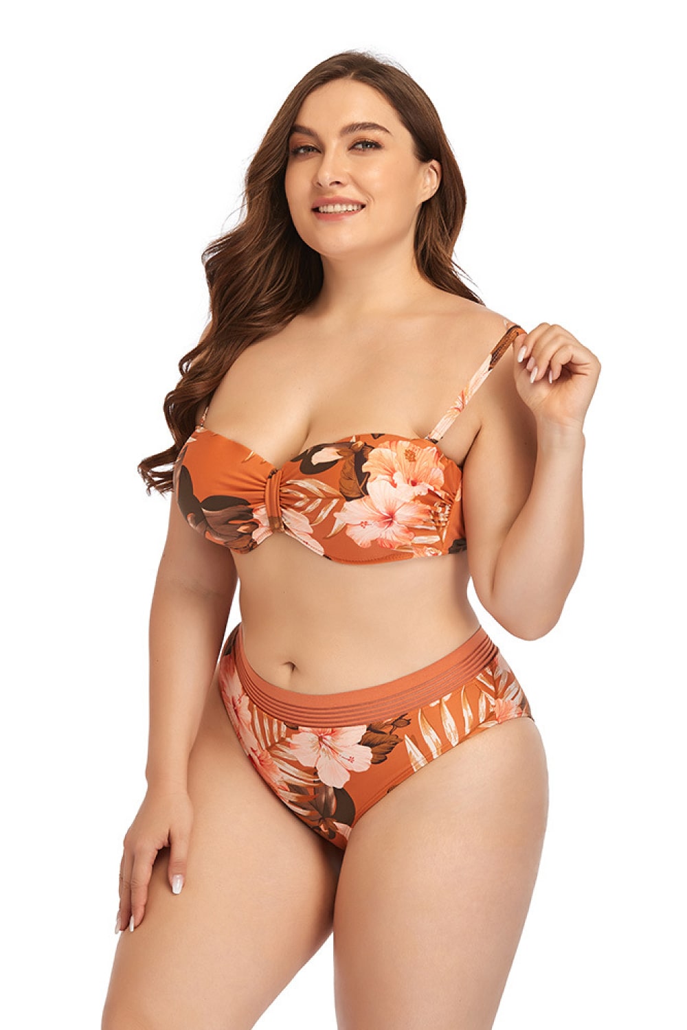 BeyondComfy Floral Tie-Back Two-Piece Bikini Set