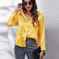 Button Up Collared Neck Long Sleeve Shirt