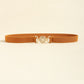 Black or Caramel One Size PU Leather Belt