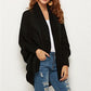 Open Front Batwing Sleeve Cardigan