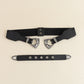 Jessica Anne Beauty Double Buckle PU Leather Belt