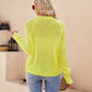 Raglan Sleeve Button Front Cardigan