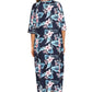 Printed Slit Night Dress with Pockets