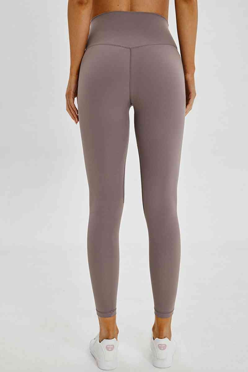 YogaAthletics Wide Seamless Band Waist Sports Leggings