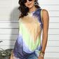 Women's Tie-Dye Round Neck Tank