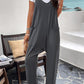 Pocketed Spaghetti Strap Overalls