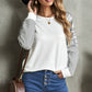 Women's Full Size Mixed Print Raglan Top