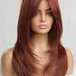 Red Mid-Length Wave Synthetic Wigs 20''